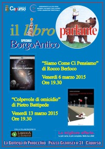 manifesto libro parlante nel borgo antico marzo 2015